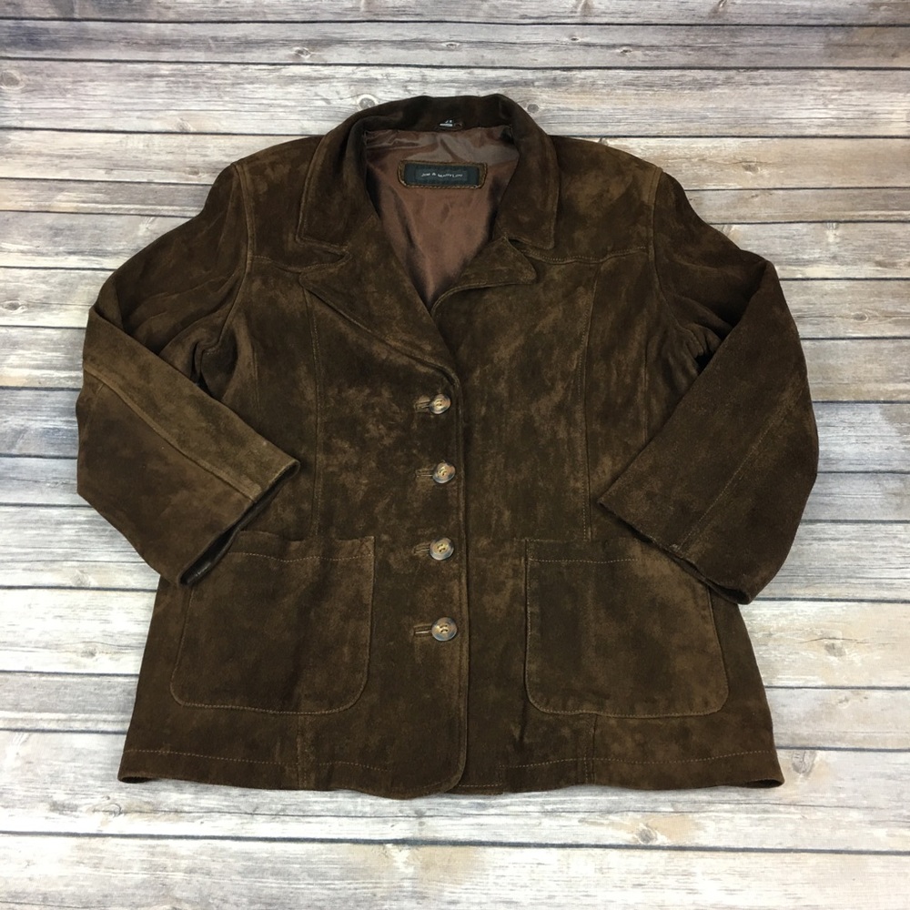 Vintage Jim & MaryLou Suede Jacket Womens Size L